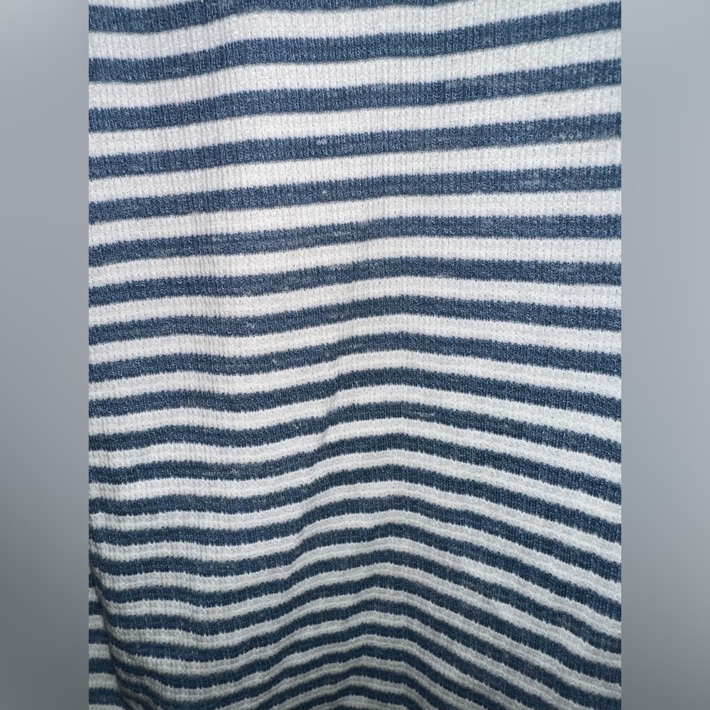 Champs Navy and White Striped Hooded Pullover Top, Size 3X - Picture 4 of 7